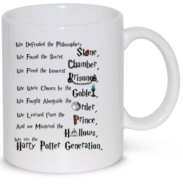 Harry Potter generation-Father's day-Valentines-Mother's day- Christmas Mug