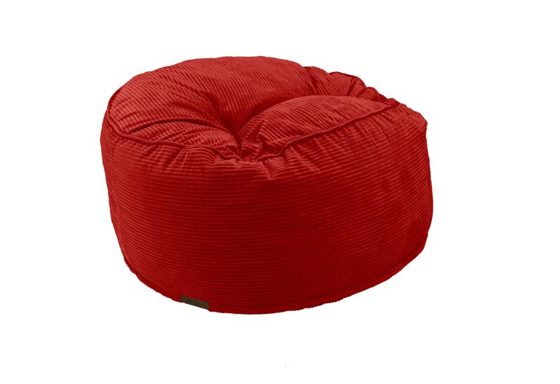 Comfyzak 140cm Beanbag - Flame Red Corduroy