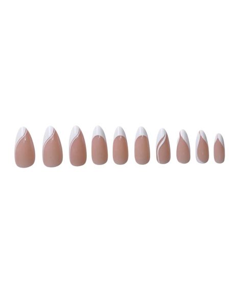 120 Piece - Versatile Coffin Acrylic Nails - Pink
