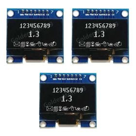 display oled azul 128x64 1.3 i2c sh1106