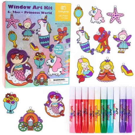 TookyToy Princess World Window Art Kit, Shop Today. Get it Tomorrow!