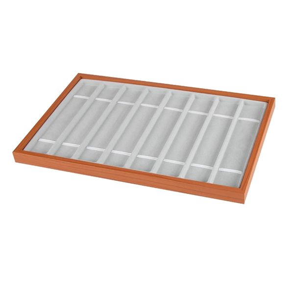 Portable 8 Slot Watch Strap Display Tray Box