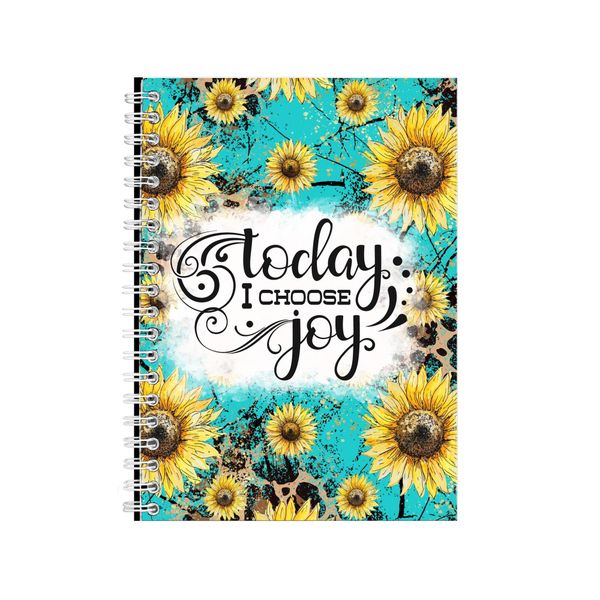 Today I Choose Joy Notebook Faith Gift Idea Notepad Pad 80