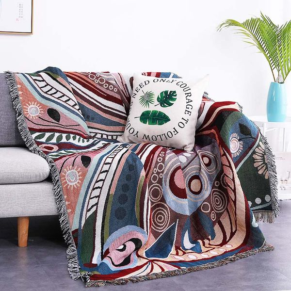 Modern Throw Blanket Butterfly Home Decor Thick Dustproof Sofa Cover