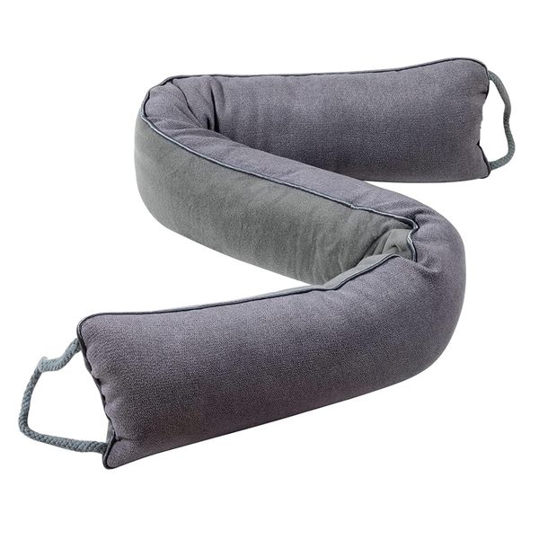 Decor Cylindrical Noise Wind Dust Blocker Under Door Draft Stopper - 93cm