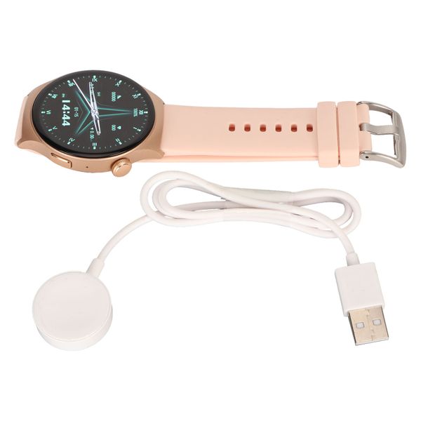 1.46in Smart Watch Bluetooth Phone Call Fitness Waterproof Smartwatch Pink
