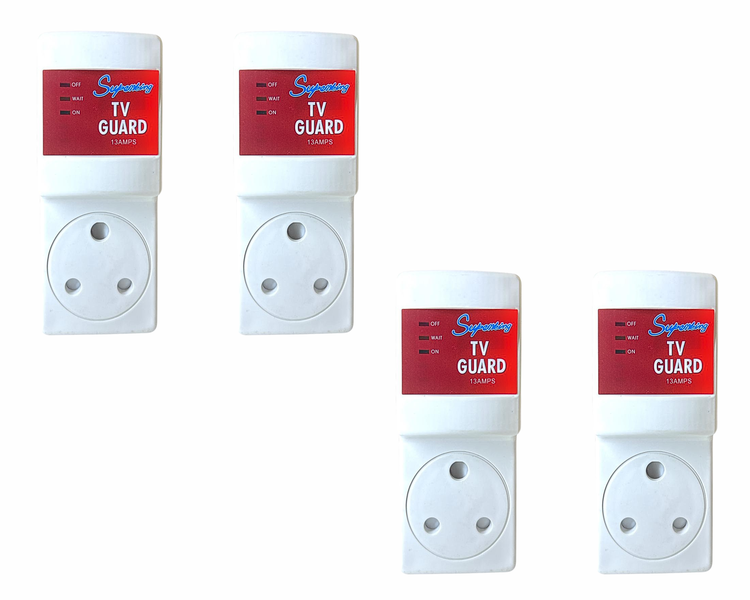 TV &amp; DVD Guard Surge Suppressor Plug Pack of 4