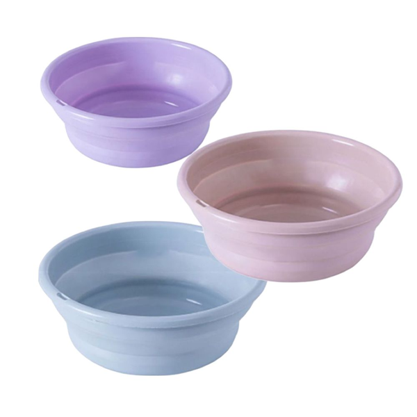 Camping Folding Bucket Pastel Set of 3