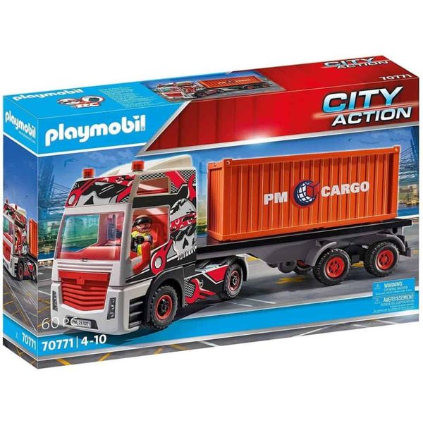 Playmobil Truck with Cargo Container 70771