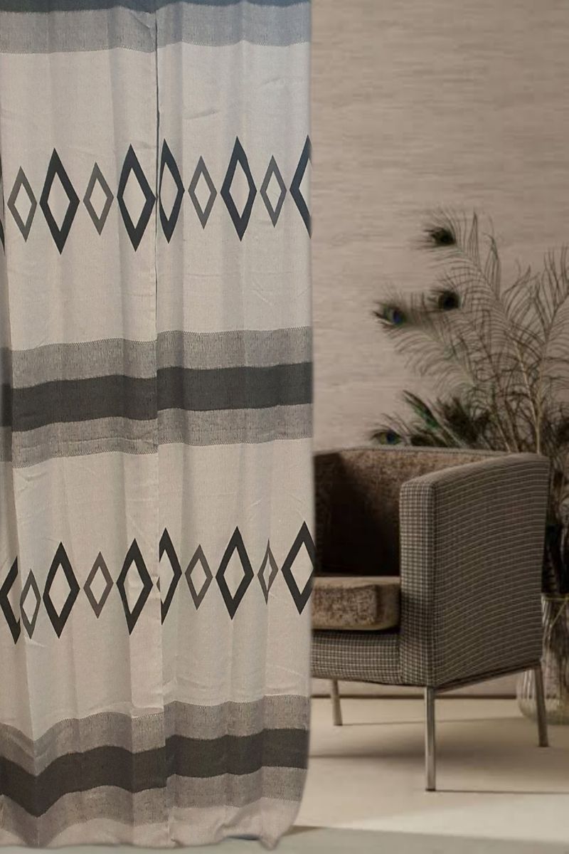 IYWA Quality Readymade Curtain 210 x 240 & Tieback Buy Online in