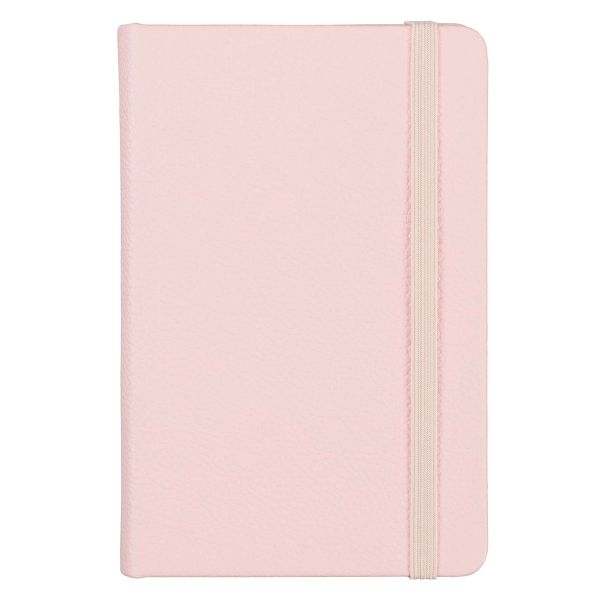 Leatherpress Pocket Quartz Pink Genuine African Leather Notebook