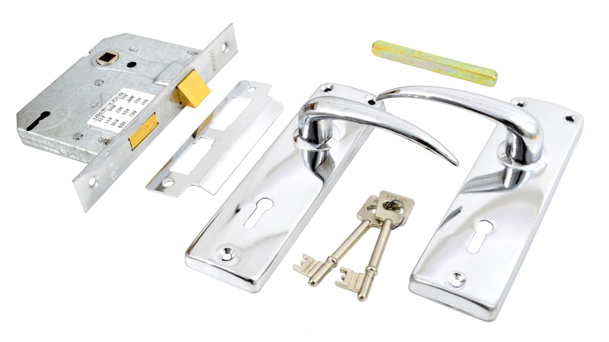 Jaguar 2 Lever Lockset CP Kit Shop Today. Get it Tomorrow!