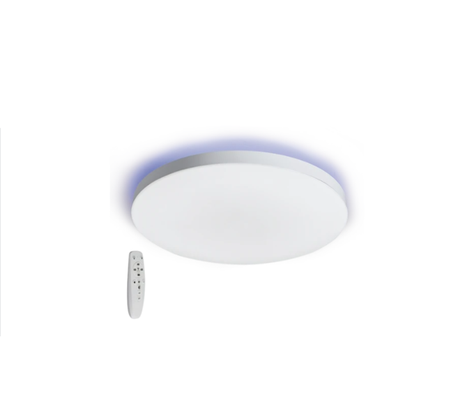 80 Watt Flush-Mounted LED Ceiling Light with Blue Backlight - CF131
