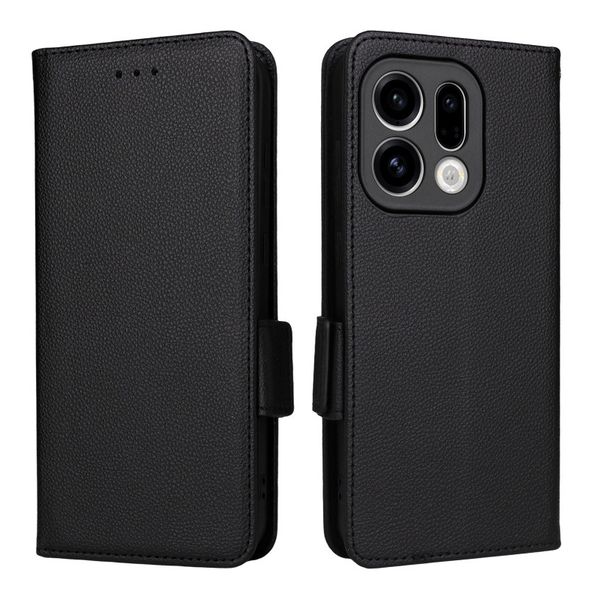 Buckle Lychee Patterned Leather Case Compatible With Huawei Nova Y70 Plus
