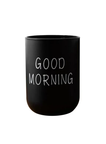 Black &amp; White Plastic Oval Toilet Brush &amp; Holder
