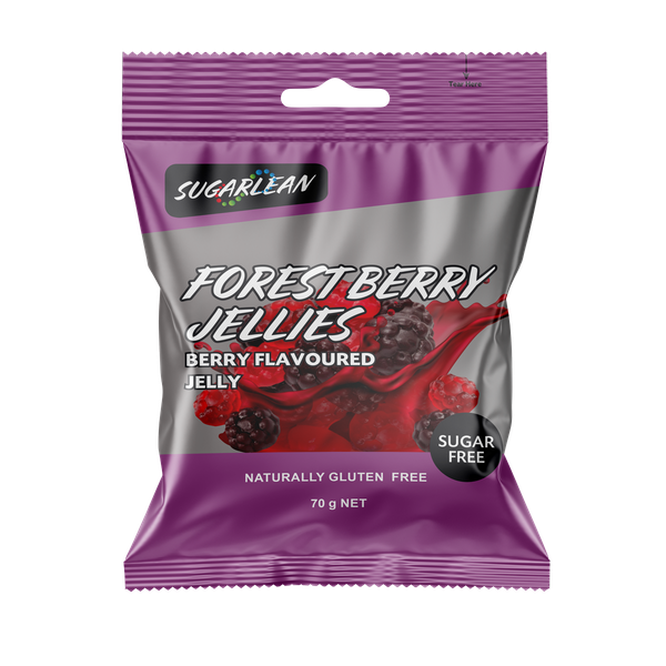 Forest Berry Jellies - 10 Packs of 70g - Sugarlean