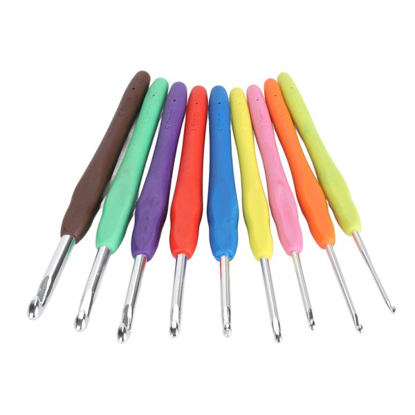 Crochet Hooks Set with Ergonomic Handle