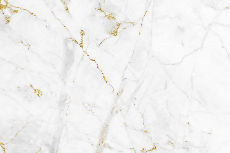 Flatlay Studio Gold Flecked Marble Photography Background - 600mm x 400mm