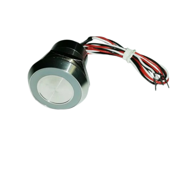 AVPC22F-M1SCRR24/OWL50 - 22mm Latching Capacitive Switch, Red LED, 24V