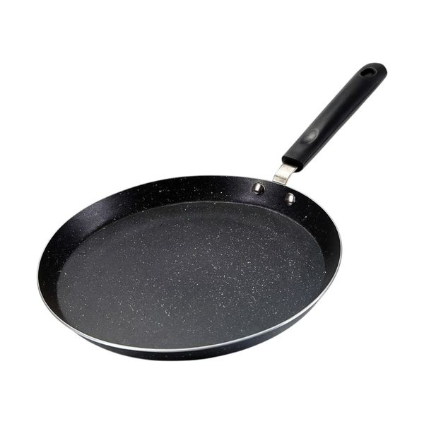 Universal Non-Stick Aluminum Crepe Frying Pan - Black