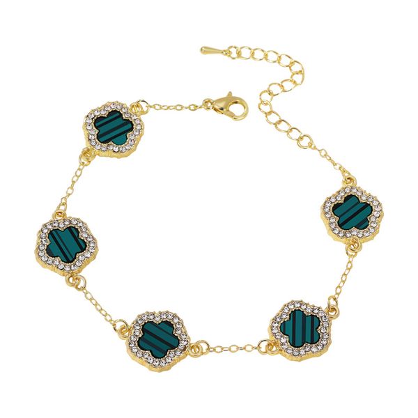 ZELTRYN Lucky Four-Leaf Clover Bracelet