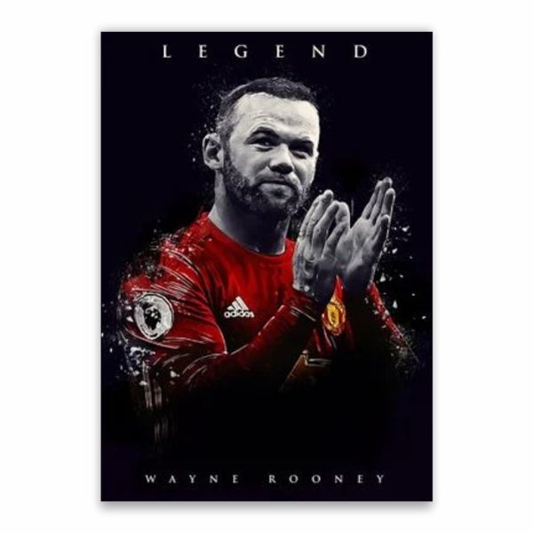 Legend Wayne Rooney Poster - A1