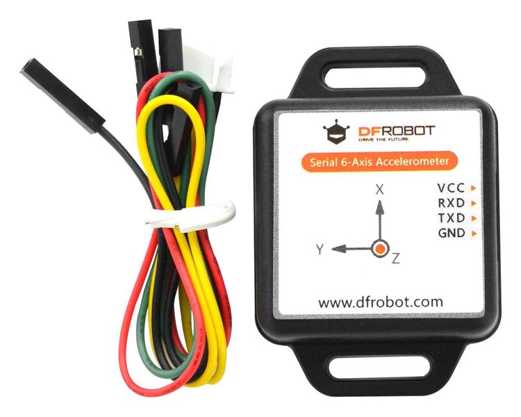 DFRobot (SEN0386) Serial 6-Axis Accelerometer, Wire, DFRduino UNO R3 Boards