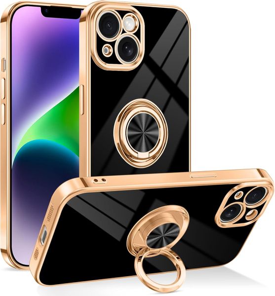 Ring Holder Soft TPU Phone Case Compatible With iPhone 12 Pro Max