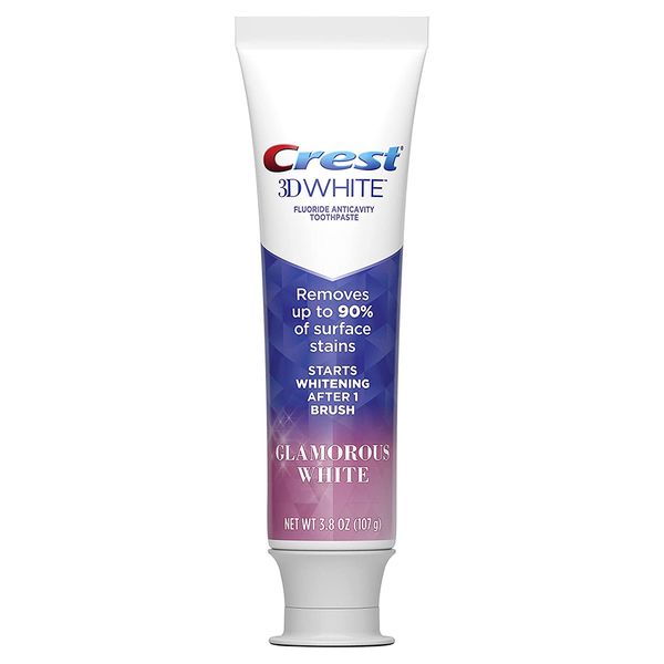 Crest 3D White, Whitening Toothpaste Glamorous White (2 Pack)