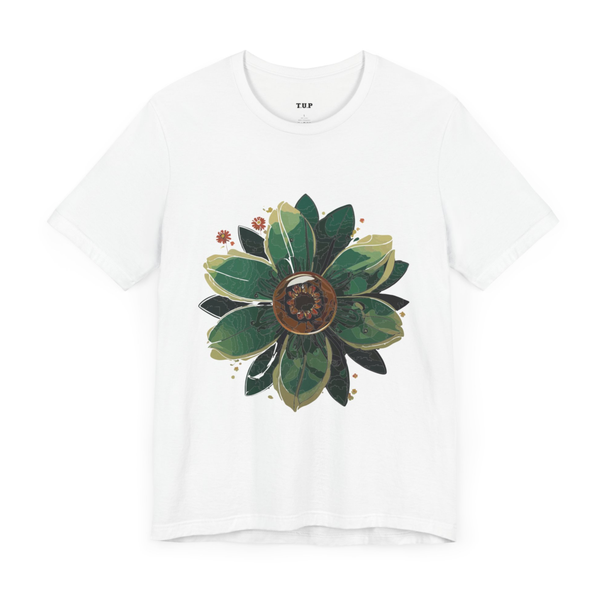 TUP Men's White T-Shirt - Just Flower
