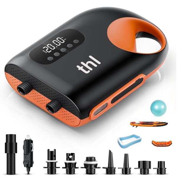 thl Paddle Board Pump, 20PSI Dual Stage Inflation &amp; Deflation SUP Pump