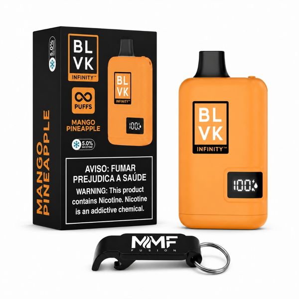 BLVK MMF Infinity 100k Puffs Disposable Vape -Mango Pineapple (5 Devices)