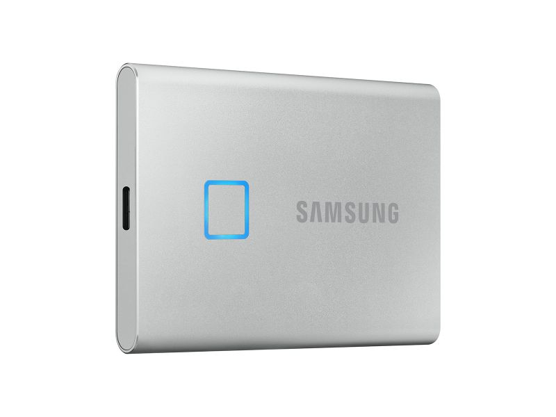 Samsung T7 Touch 500GB USB 3.2 Portable SSD - Silver
