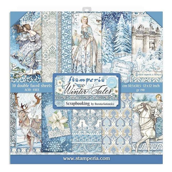 Stamperia Winter Tales 12x12 Paper Pad