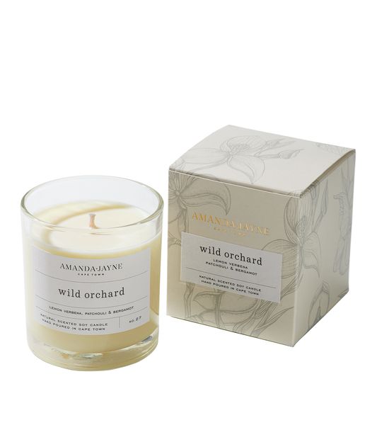 Amanda-Jayne Wild Orchard Glass Candle 220g