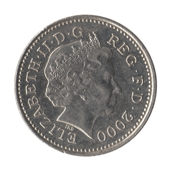 2000 United Kingdom 10 Pence Queen Elizabeth II