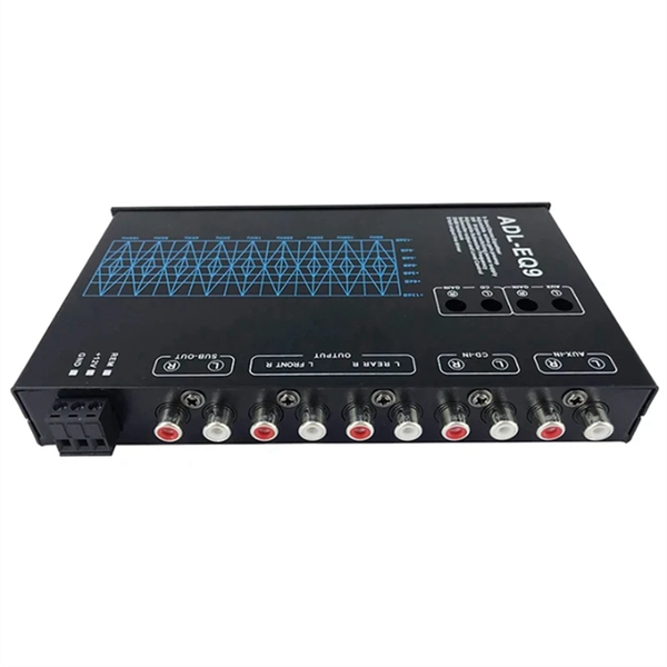 Auto Cube 9 Band Graphic Equalizer Digital