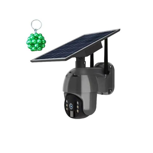 Solar Powered Outdoor PTZ Camera Ubox App And KeyHolder