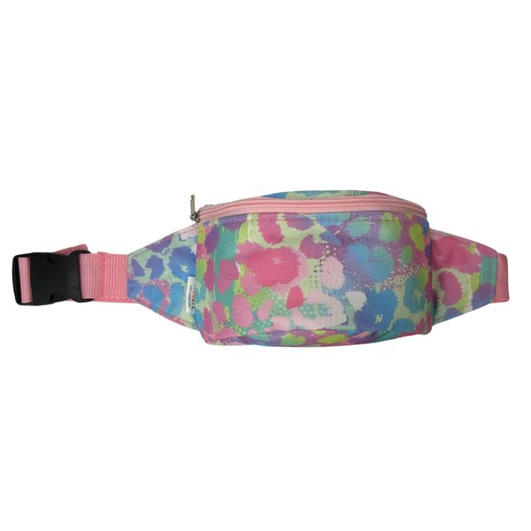 Leopard Print Pastel Moon Bag for Kids