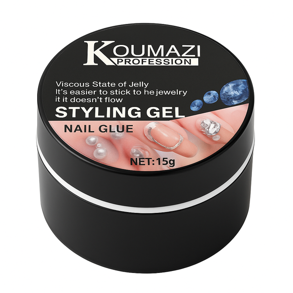 Koumazi Styling Gel - Nail 3D Sculpting &amp; Texture Art Gel 15g UV