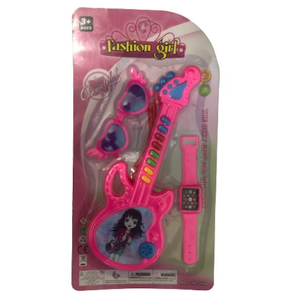 Shopcom - Girls Guitar Fashion Sunglasses And Watch Set