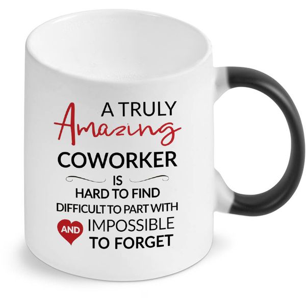 Amazing Coworker Work Colleague Magic Colour Changing Gift Coffee Mug