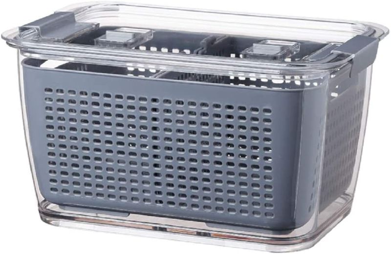 Homeware 4U Fridge Crisper - 2 Pack - Small and Large