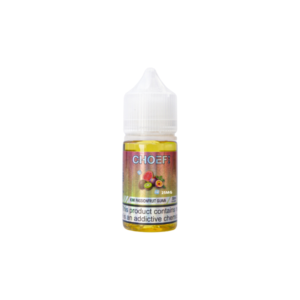 Choef (2%/25mg) 30ml Nicotine salt e-liquid - Kiwi Passionfruit Guava