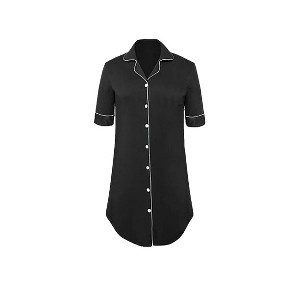 PJ Warehouse - Black Summer DTY Sleepshirt