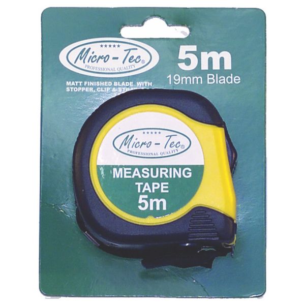 Micro-Tec - Tape Measure 5Mt X 19Mm - 4 Pack