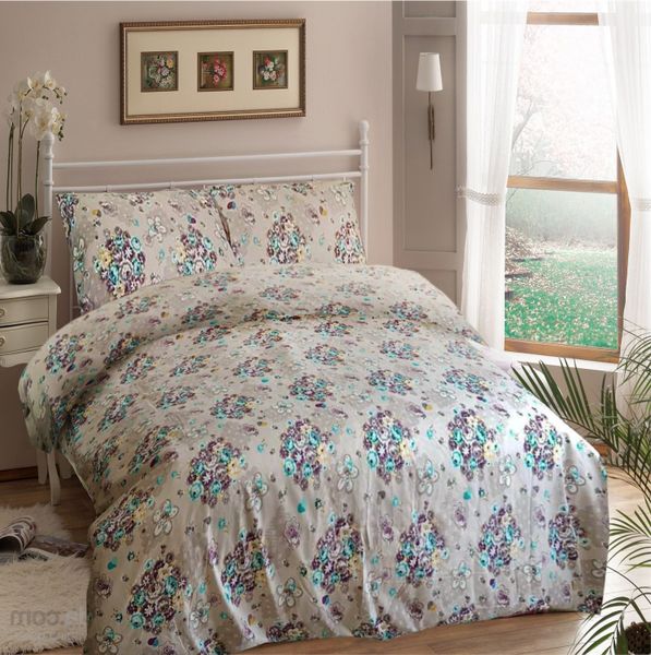 Loriene Home's Fleurde Printed Patterned Polyester Duvet Cover Set