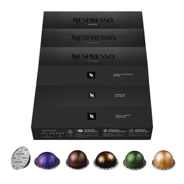 Nespresso Vertuo Coffee 60 Capsules Best Sellers