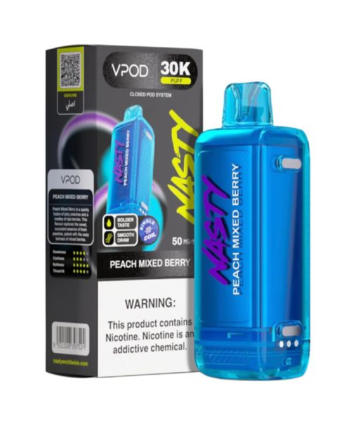 Nasty Versa 30 000 Puff Disposable Pod - Peach Mixed Berry