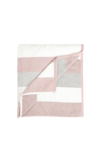 Melange Stripe Velour Face Cloth